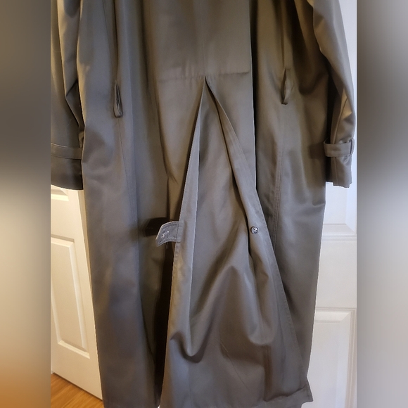 Ralph Lauren Trench Coat Men's 46 Long Removable Wool Lining Belted - Picture 7 of 15
